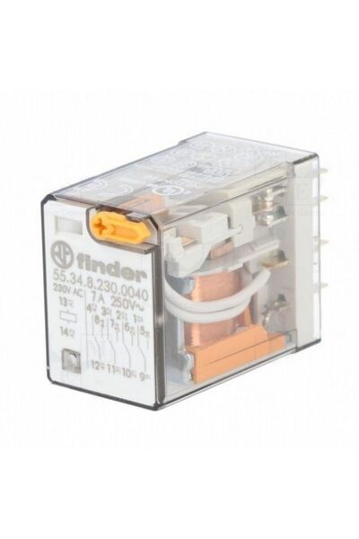 finder MİNYATÜR GÜÇ RÖLESİ 4 CO 12A AC 230V-FINDER F.56.34.8.230.0040