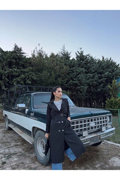Sindimoda Lola Oversize Kol Detaylı Trençkot 1211