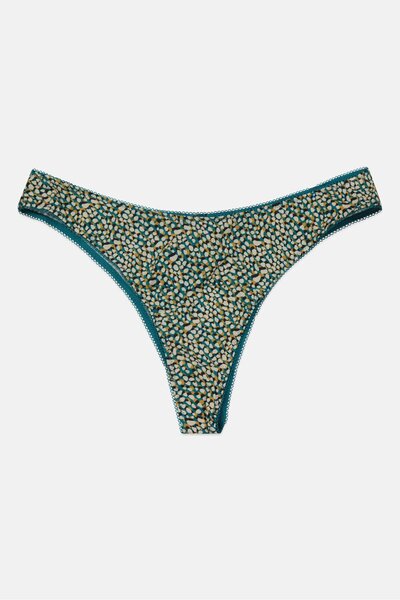 La Boite A Cullotes by Etam Women Allover High Waist Panty, Multicolor