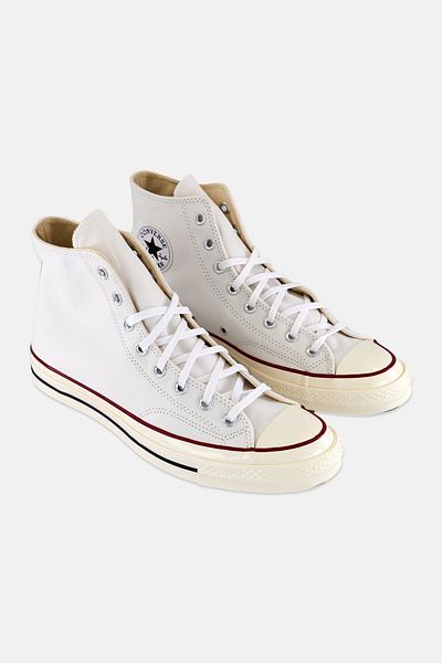 converse حذاء تشاك 70 عالي القطع للنساء، أبيض