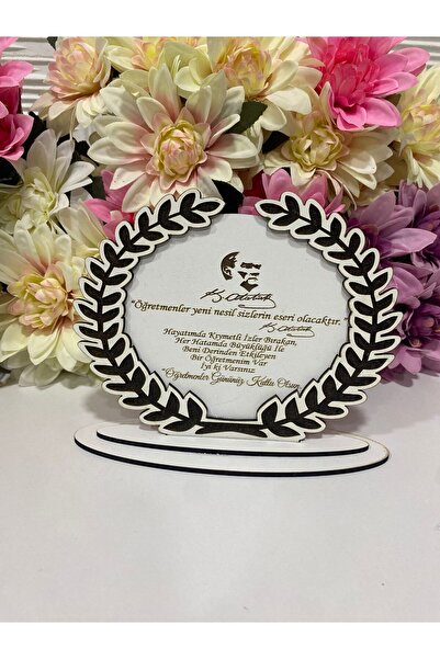 Öğretmenler Günü Hediyesi Ahşap Büyük Boy Plaket
