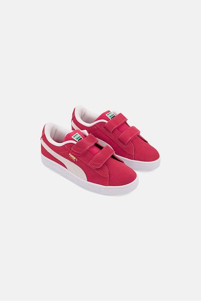 Puma Kids Boy Suede Classic Xxi Velcro Sports Shoes, Red