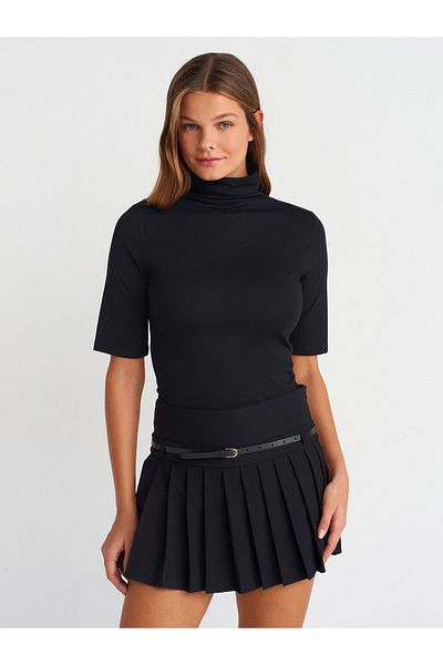 Dilvin 31417 Turtleneck Ball-Black