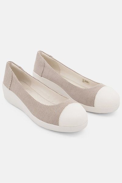 Fitflop Kids Girl Slip On Casual Shoes, Grey Combo