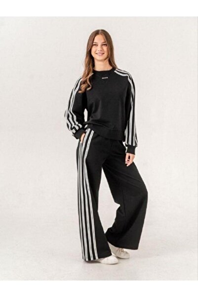 Zekids Hanorac pentru fetiță, cu 2 fire și 3 dungi