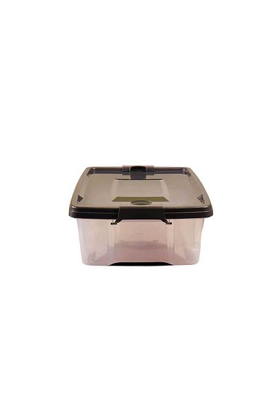 QUTU Q-Lear Box 12 L Clear Storage Box with Lock