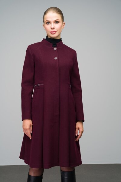 Olcay Kabát s vysokým límcem a kovovými doplňky - A.Mürdüm 3054