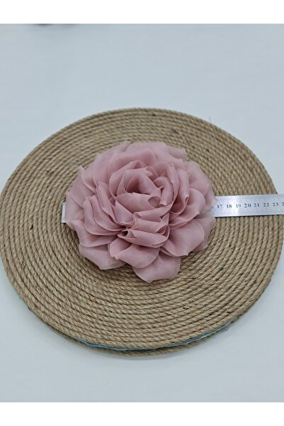 Esteks Dantel ve Tekstil Aksesuarları Iğneli Yaka Çiçeği Broş Kumaş TÜLLÜ Çiç...