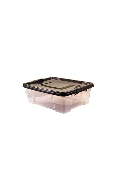 QUTU Q-Lear Box 12 L Clear Storage Box with Lock