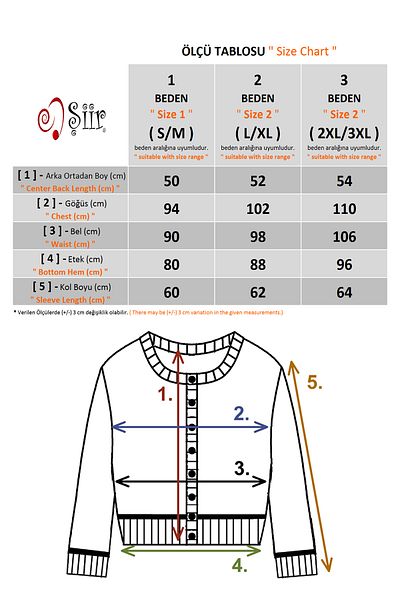 Şiir Raye Women's Soft Textured Ribbed Crew Neck Buttoned Long Sleeve Knitted Cardigan - Smoked