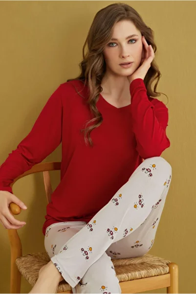 Ladnie iç giyim Luxury Viscose Women's Pajama Set