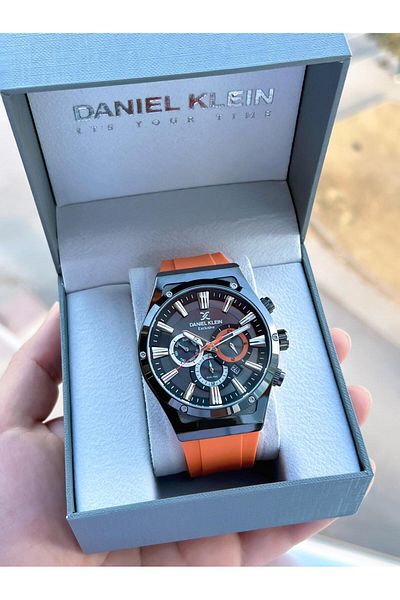 Daniel Klein Silicone Cord 30 Mt Water Resistant Special Design Men's Wristwatch
