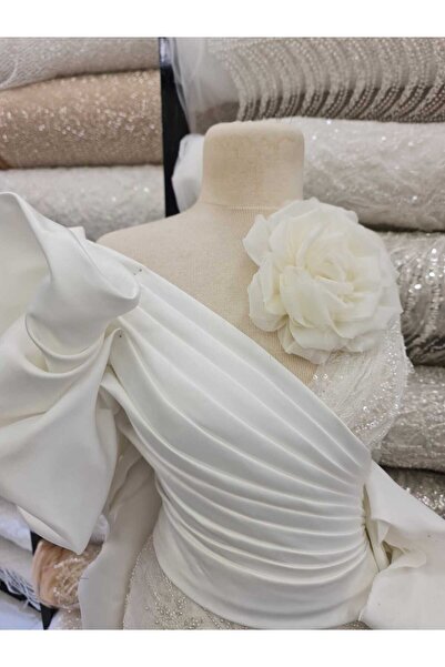 Esteks Dantel ve Tekstil Aksesuarları Iğneli Yaka Çiçeği Broş Kumaş TÜLLÜ Çiç...