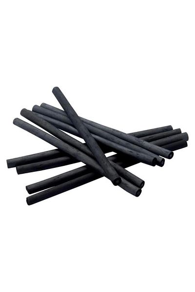 Talens 14cm 10Pcs Art Creation Charcoal Sticks - Charcoal Thin Stick