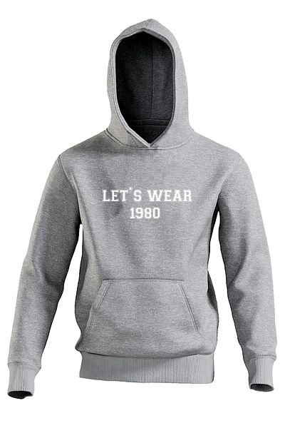 MANCY Let's Wear 1980 Unisex φούτερ με κουκούλα