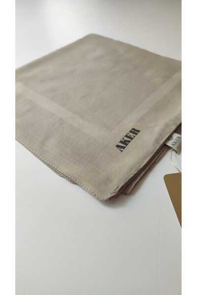 Aker Plain Cotton Stone Scarf 933