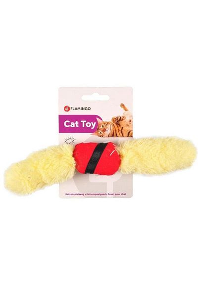 Flamingo Soccer Furry Cat Toy