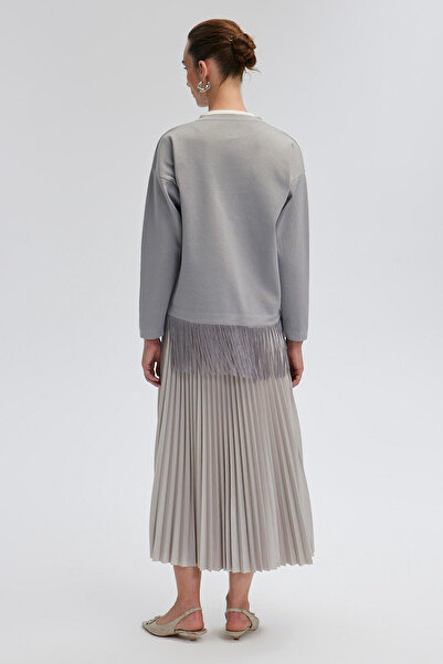 Touché Privé Πλεκτό Μπουφάν - Φούντα Αναλυτικά