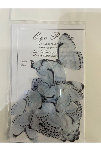 Ege Pastacılık Edible Butterfly Cake Decoration
