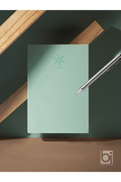 Bi bigelio Green Set of 3 - Bi Note Wire Stitched Notepad