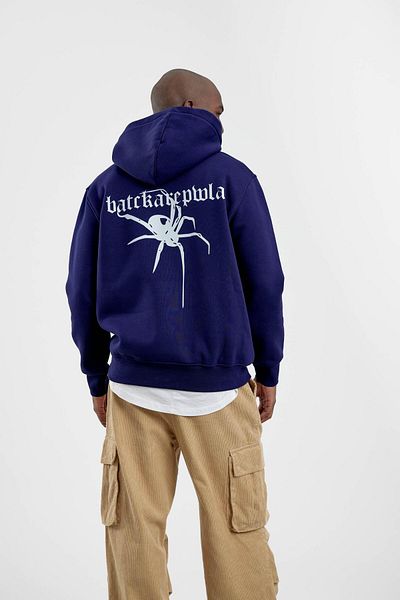 NOMARC Φούτερ με κουκούλα Navy Blue Spider