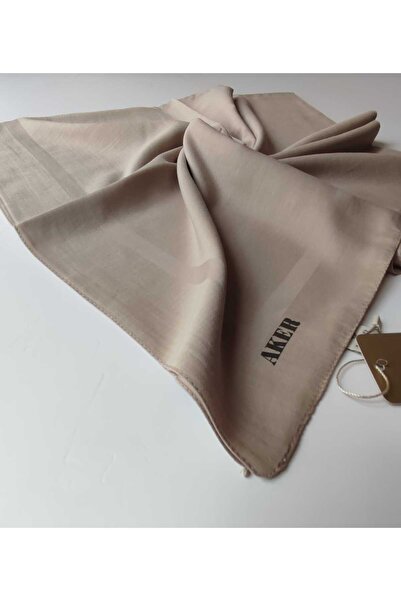 Aker Plain Cotton Stone Scarf 933