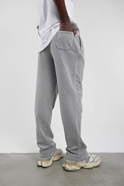NOMARC Gray Washed Straight Sweatpants