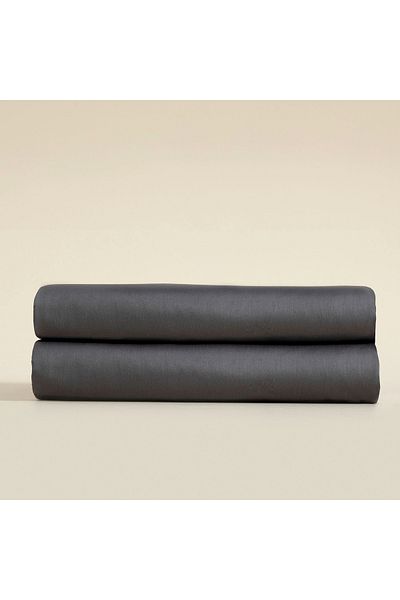 Chakra Alana Fitted Bed Sheet Single Size 100x200 Cm Grey