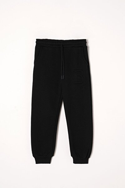 zepkids B Σετ αγορίστικη φόρμα με εμπριμέ μαύρο χρώμα