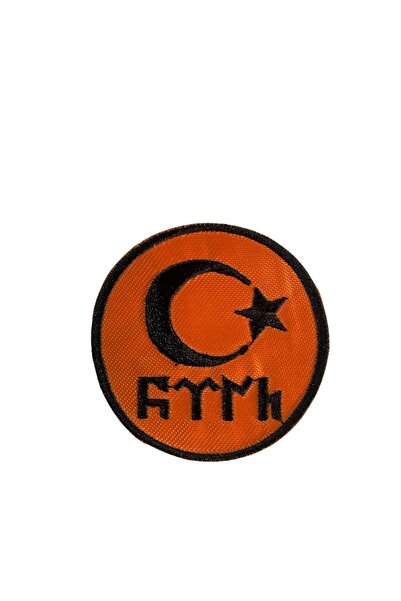 DOĞAN ASKERİ MALZEME Türk Bayrağı Yuvarlak Kol Peç Cırtlı