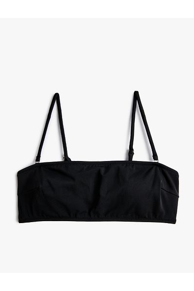 Koton Strapless Bikini Top with Removable Thin Straps