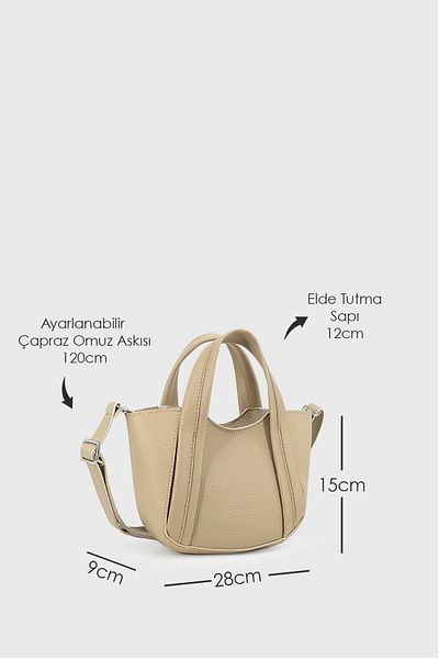 LUNABLU Women's Mink Soft Vegan Leather Crossbody Hand and Shoulder Bag