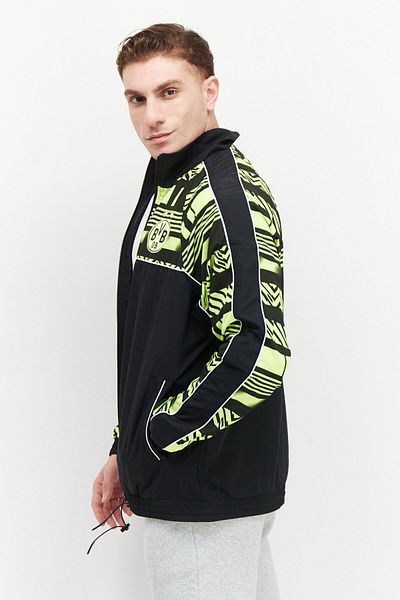 Puma Men Regular Fit Brand Logo Training Track Jacket, Black