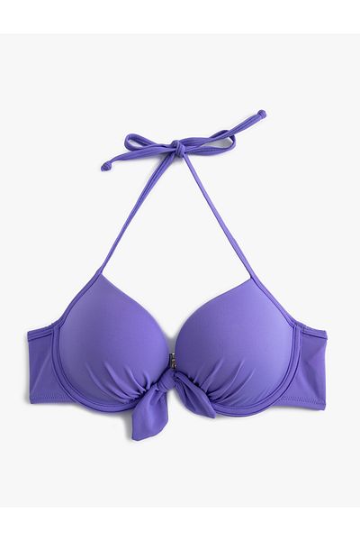 Koton Neckholder-Push-Up-Bikinioberteil – gepolstert und mit Bügel
