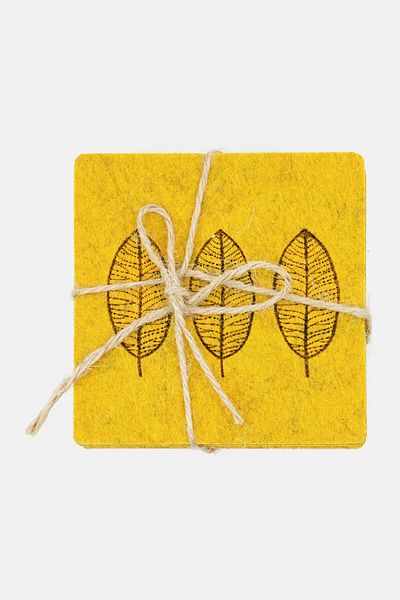 Boltze 6 Pieces Polyester Coaster, Assorted