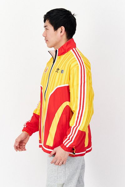 Adidas Originals Men Sportswear Fit Outdoor Reversible Track Jacket, Yellow