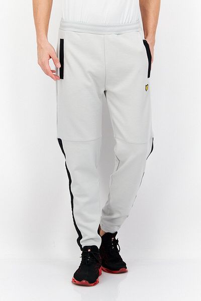 Lyle & Scott Men Brand Logo Side Pocket Sweatpants, Light Grey
