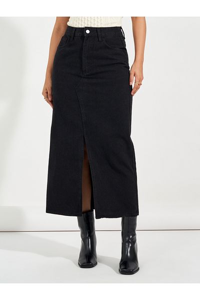 İpekyol Slit Straight Cut Skirt