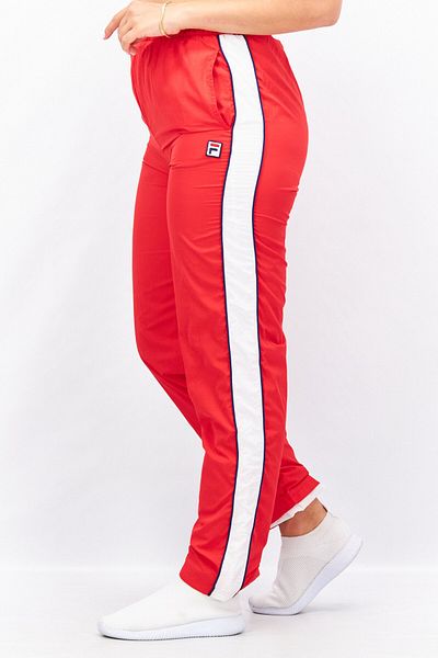 Fila Women Sportswear Fit Brand Logo Track Pants, Red