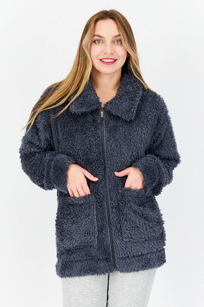 Marc New York Women Soft Shell Faux Four Jacket, Grey