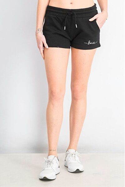 BENCH Women Printed Basic Shorts, Black