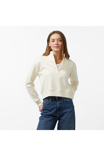 United 4 United4 Cool W Full Zip Women's Cream Sweatshirt