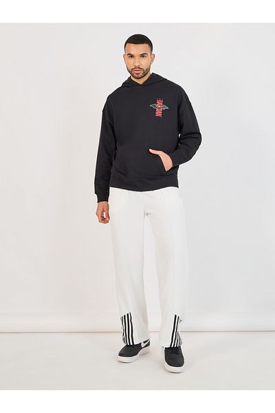 Styli Oversized Stripe Hem Joggers