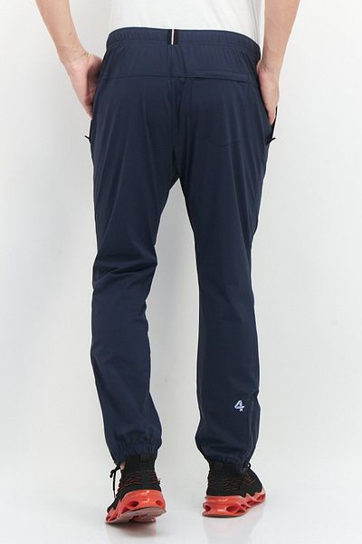Fourlaps Men Regular Fit Plain Jogger Pant, Navy