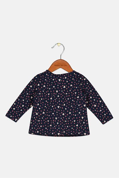 s.Oliver Toddlers Girl Allover Print Dress, Navy Combo