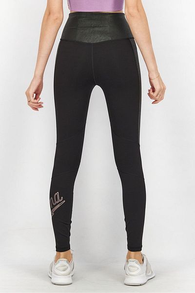 Puma Women Sportswear Fit Training Leggings, Black and Pink Combo