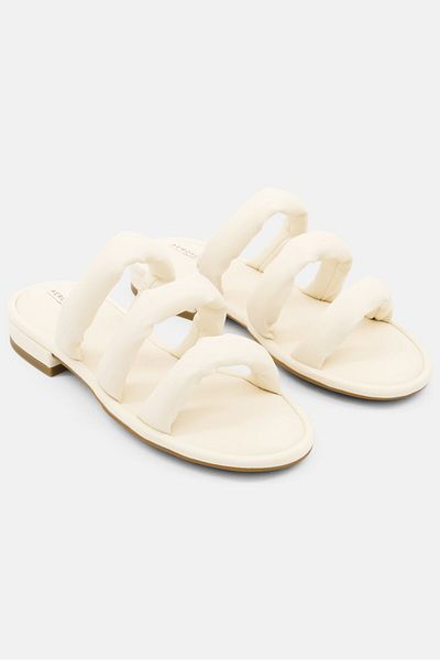 Aerosoles Women Jour Medium Slip On Flats, Cream