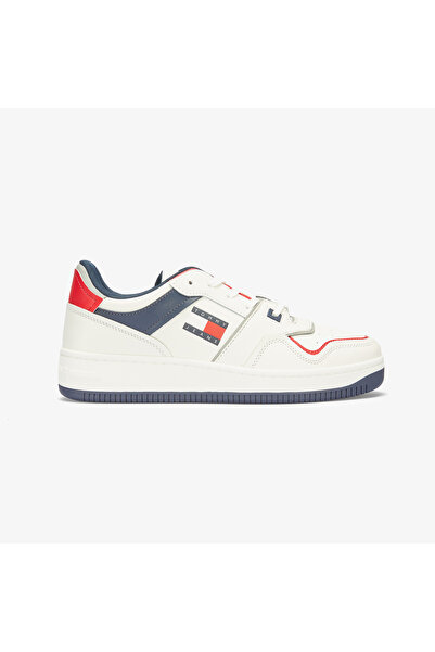 Tommy Hilfiger Tommy Jeans Retro Basket Erkek Kirmizi Sneaker