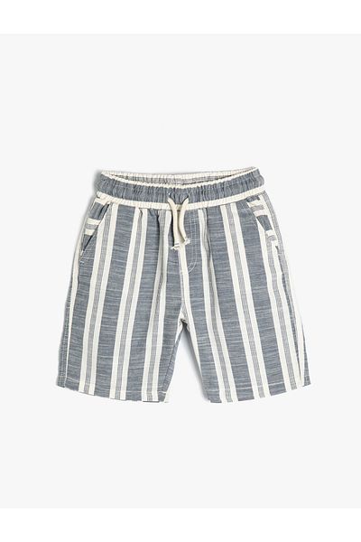 Koton Chino Shorts Tie Waist Pocket Cotton