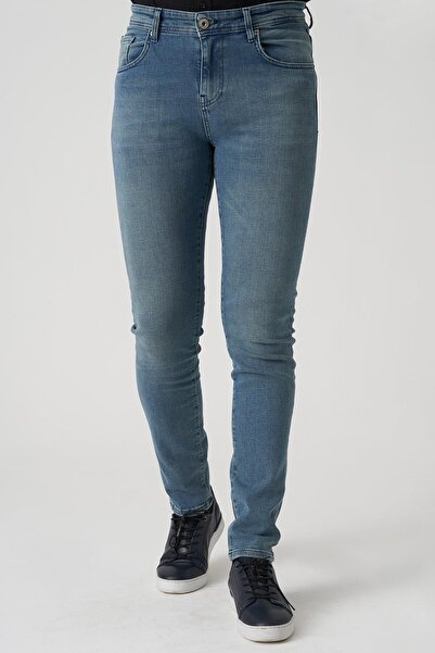 White Stone Cartaxo J2501 Ayla Regular Fit 5 Pocket Jean Trousers Green